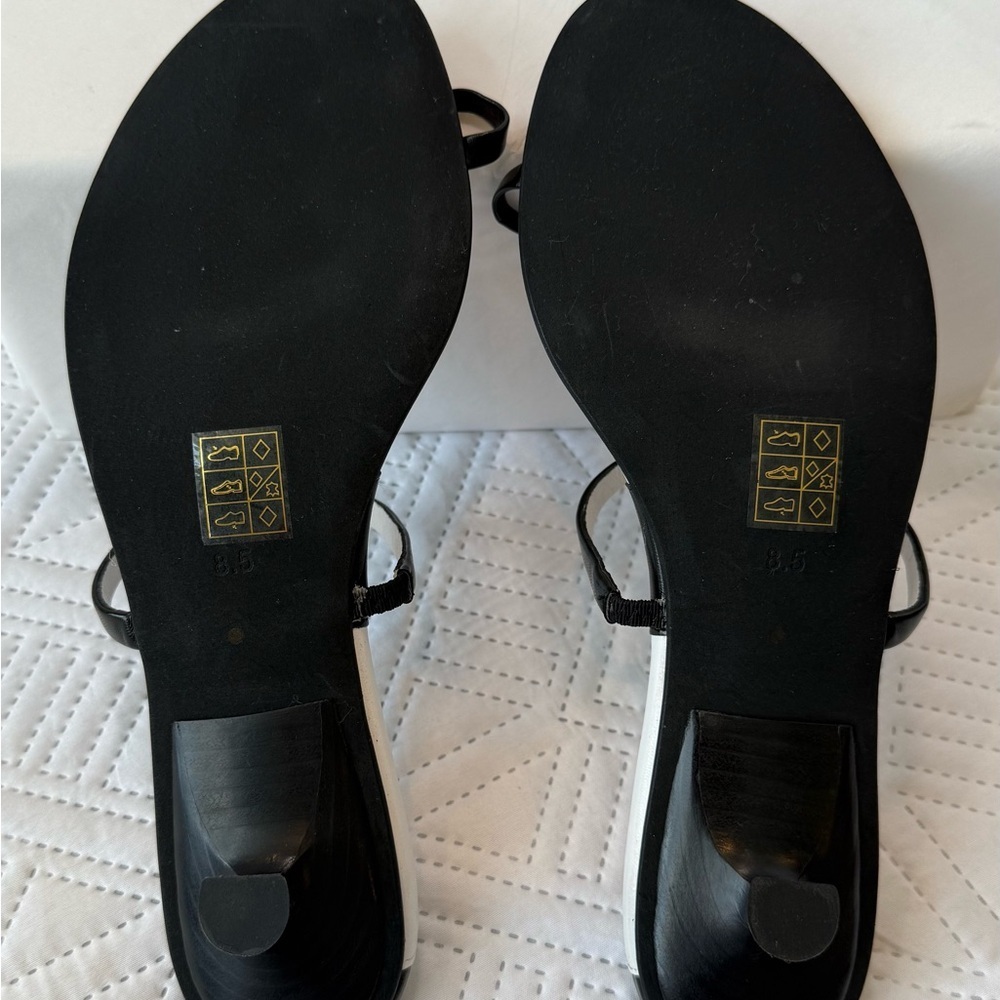 Jeffrey Campbell Free People Phosphorus Toe Ring Kitten Heel Sandals Size 8.5 - Picture 8 of 12